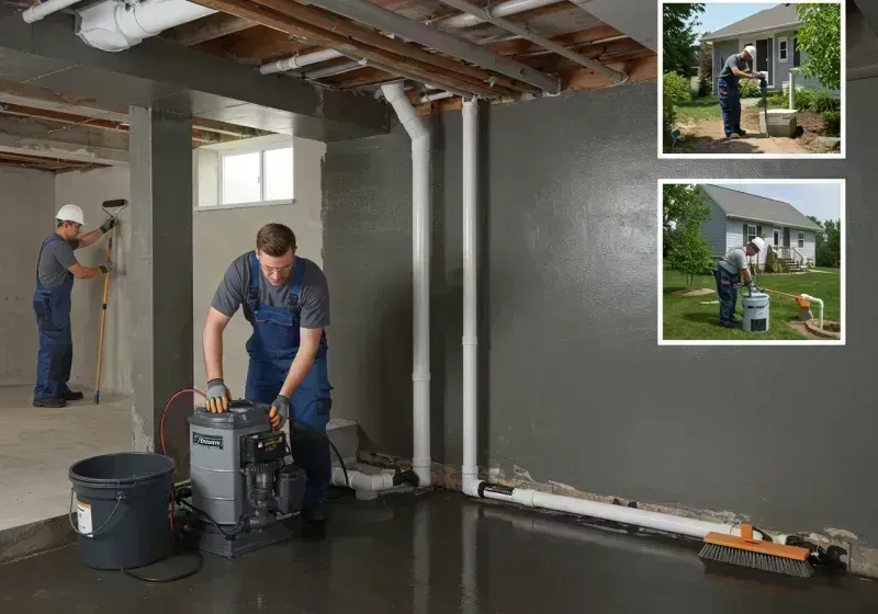 Basement Waterproofing and Flood Prevention process in Hamilton, IL